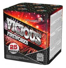 Батарея салютов(1,5" х 25) 5 эфф Vicious